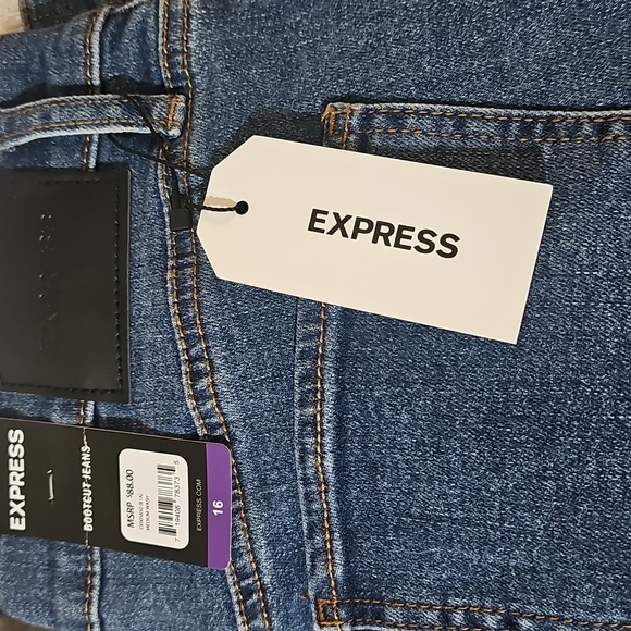 Express Women's Bootcut Jeans  Medium Wash - Picture 8 of 9